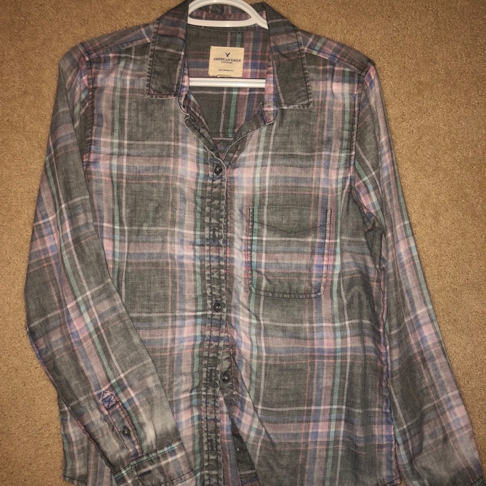 Gray Plaid Flannel